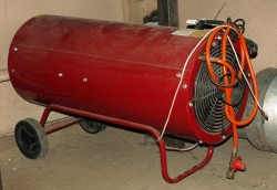 Air-gas blow heater